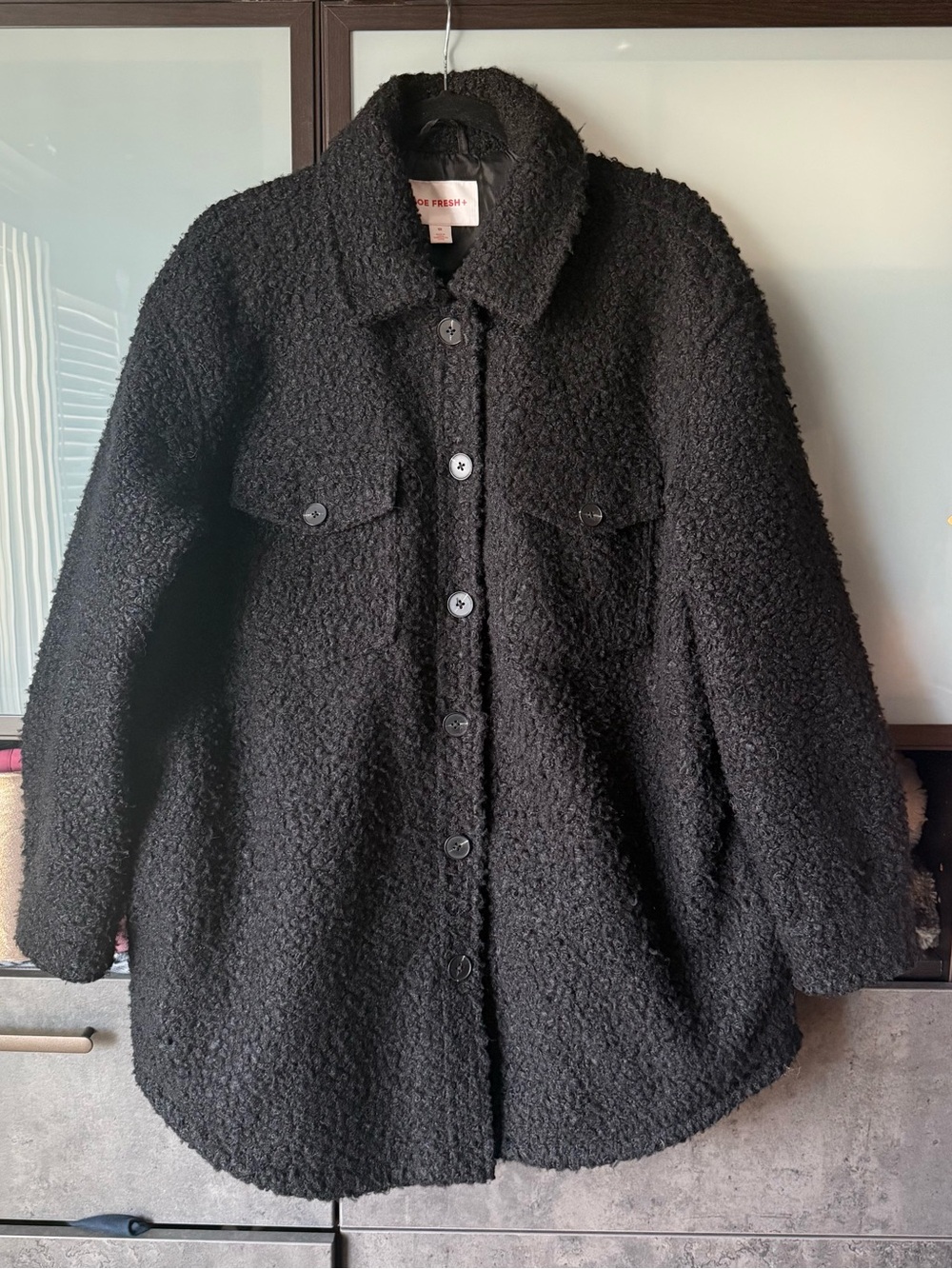 Joe Fresh Bouclé Shacket